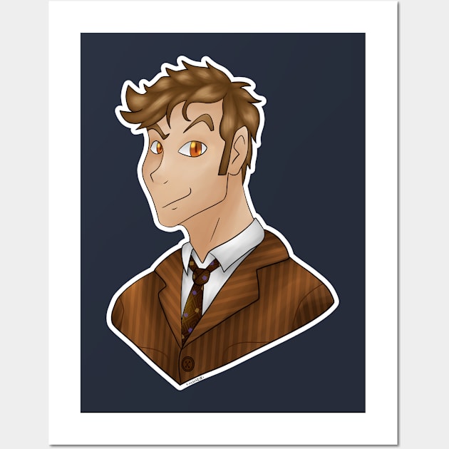 10th Doctor Wall Art by timeblitz